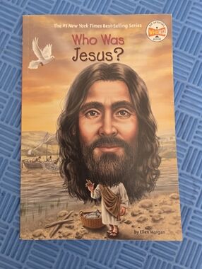 Who Was Jesus? Paperback Book - Illustrated Cover, Orange & Brown Tones